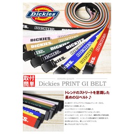 Dickies DS0876I Print GI Belt, Made in Japan (17: Yellow)