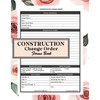Construction Change Order Forms Book: Professional Templates For Tracking Construction