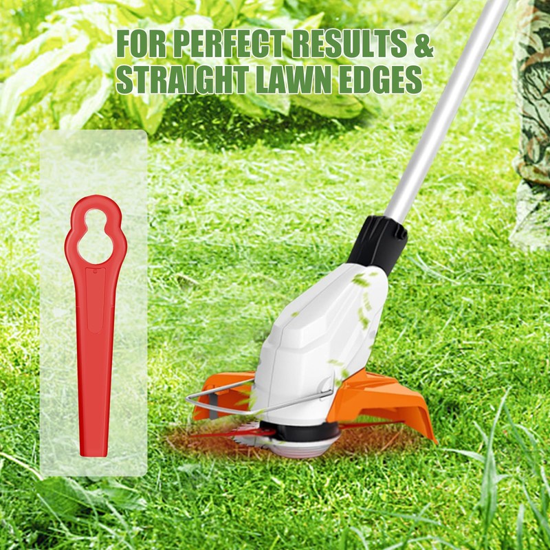 Dxyue Pack of 100 Plastic Blades Replacement for Stihl Polycut