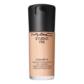 Base Líquida MAC Studio Fix Fluid FPS 15 | Tono N4.5 | Cobertura 24h | Pro Fluid Technology | Mate