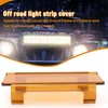 20 Inch Amber Snap on Lens Cover 6 Inch +
