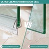 Bathroom Shower Glass Door Bottom Seal Strips, Length 36 Inch
