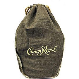 Crown Royal Vanilla Bag Tan w/ Gold Drawstring Storage Gift Bag Shiftboot Carrying Dice or Games Fabric for Sewing