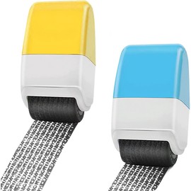 Identity Theft Protection Roller Stamp, 2Pcs Identity Protection Roller Stamps Identity Prevention Theft Stamp Security Stamp,Identity Protection Roller Stamps Identity Theft Protection Roller Stamp
