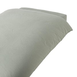 MUJI 84095726 Washed Duvet Cover, SD Green