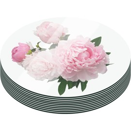 2mm Thick Round Mirror Centerpieces for Tables Decorations, 12" Acrylic 7PCS Circle Mirror Centerpieces Mirror Tray Candle Plate Centerpiece for Wedding Table Decorations Birthday Party Wall Decor