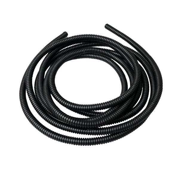 Black Conduit Split Plastic Flexible Cable Tidy Solution Tube Trunking