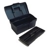 Horse Grooming Box With Removable Tray In Navy Blue