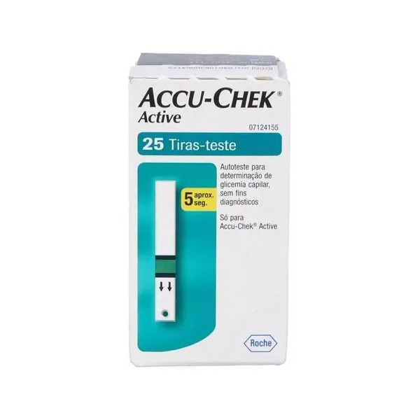 Accu-chek Active 25 Tiras Color Blanco