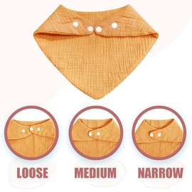 BIKPRST Bib Baby Triangular Scarf Baby Muslin Neckerchief Baby for Boys and Girls, multicoloured