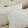 GIGIZAZA Ivory Cream Pillow Covers Set of 2, 12x20 Lumbar