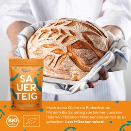 Organic Sourdough Starter by Fairment, Fresh Sourdough Culture from Rye, Vegan, Unpasteurised, Pasty