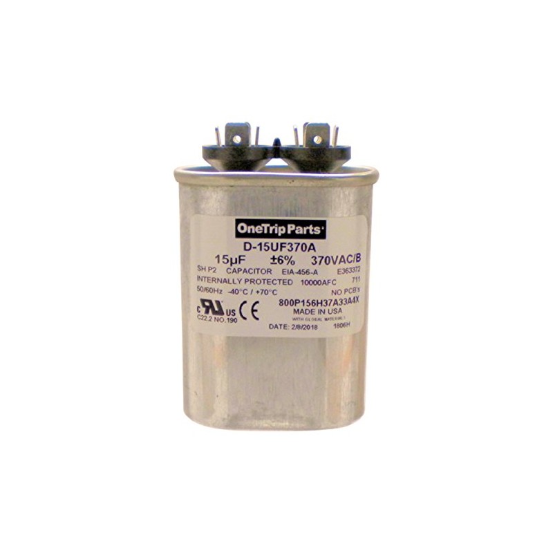 OneTrip Parts USA Run Capacitor 15 UF - 15 MFD
