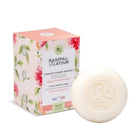 Rampal Latour Cologne Grapefruit Soap- 3 Bar Pack 125g Each Made in France