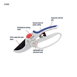 Spear & Jackson 6758GS Razorsharp Geared Anvil Secateurs
