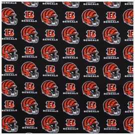 Hobby Lobby Cincinnati Bengals (1 Yard) - Printed Sewing Lightweight Precut Fabric for Clothes, Homeware & Accessories