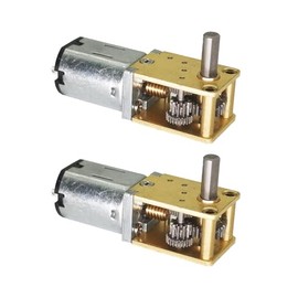 2Pcs DC 12V 68RPM Φ3x8mm Short Shaft GW1812 N20 Small DC Worm Drive Motor 3-12V 4-381RPM High Torque Gearbox (12-68)