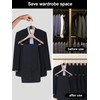 Sheryl&Rain 60Pcs Clothes Hanger Connector Hooks,Clothes Hangers Space Savers,Space Saving