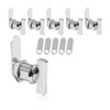 Moicstiy 6 Pcs Cam Lock Thumb Operated Cabinet 7/8" Non-Locking