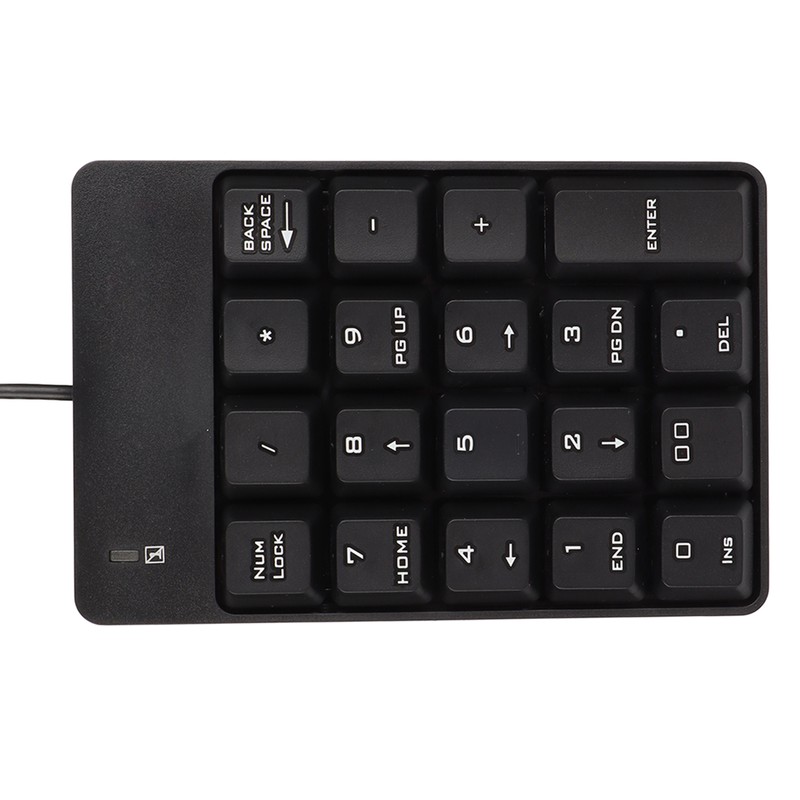 Number Pad Wired 19 Key USB Interface Drive Free Portable