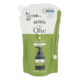 NATUXIA PAX Olie Foam Body Soap Refill, 28.7 fl oz (800 ml), Large Capacity Type