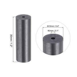 MECCANIXITY 5pcs Graphite Tube Graphite Stir Rod Stick Crucible Stir Stick 2mmx10mmx30mm for Stirring Liquid Metals,Melting Casting