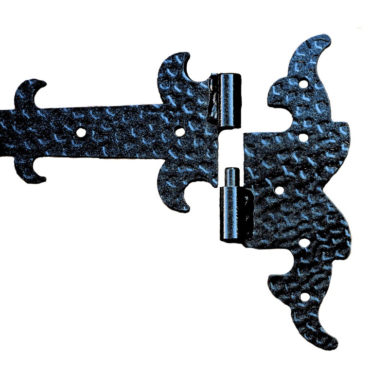 UHRIG Shutter Hinge 34 cm Long, DIN Right, Wrought Iron