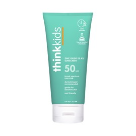 Thinksport SPF 50+ Safe Sunscreen Cream for Kids, 6 Ounce