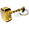 HILLSIDE Hammer Superhero Gold Metal Ring Key Chain Golden Tone