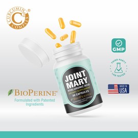 JOINT MARY Hyaluronic Acid Capsules (30 Capsules) + Hyaluronic Acid Serum 1.38% (100ml) – Ultimate Skin & Joint Health Bundle for Hydration, Elasticity, and Mobility Support