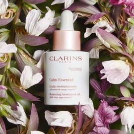 Clarins 캄 에센셜 트리트먼트 오일 30ml Clairance (Shinsegae Gangnam) Calm Essential Treatment Oil 30ml