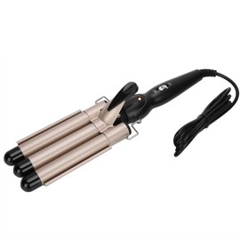 3 Barrel Curling Iron Wand Adjustable Hair Curler Waver Crimper Hair Styling Tool ~