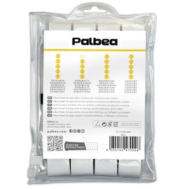 Palbea Padel Overgrip - Packs of 12 - Padel Tennis Racket Grip Tape - Extra Grip & High Sweat Absorption - Non-Slip & Soft Touch - Precut Padel Grip - Ideal for Padel and Tennis.