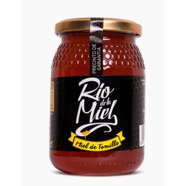 Thyme Honey. Pure Bee Honey. 100% Natural Bee Honey. Handmade product from our own harvest. Intense floral aroma. Origin: Salamanca. Pure thyme honey. Honey from Spain.