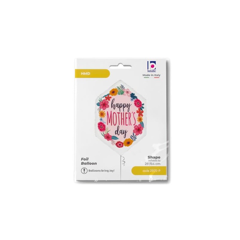 XL Happy Mother's Day Blumen Ballon