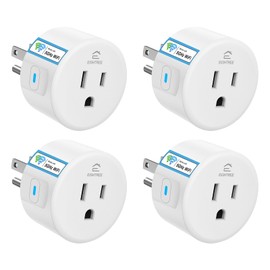EIGHTREE Eightree Smart Plug 5GHz & 2.4GHz, Smart Outlet WiFi Socket with APP Remote Control, Compatible with Alexa & Google Home, 4 Packs