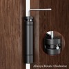 Haidms Self Closing Door Hinges 4 Inch Matte Black Spring