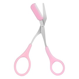 prendre PR-BROWCL-PK Eyebrow Scissors, Eyebrow Cut, Comb Included, Set of 2, Eyebrow Cut, Comb, Length, Easy, Eyebrow Cut, Eyebrow Scissors, Beauty, Makeup, Cosmetic Accessory (Pink)