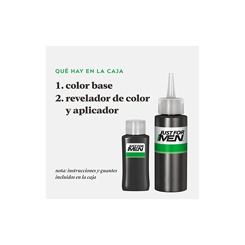 Just For Men Tinte Colorante En Shampoo Castaño Paquete de