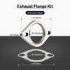 EVIL ENERGY 2.5 Inch 2 Bolt Exhaust Flange Connection Kit,