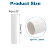 PATIKIL 1.6 Inch Round Plastic Duct Pipe Connector 8 Inch
