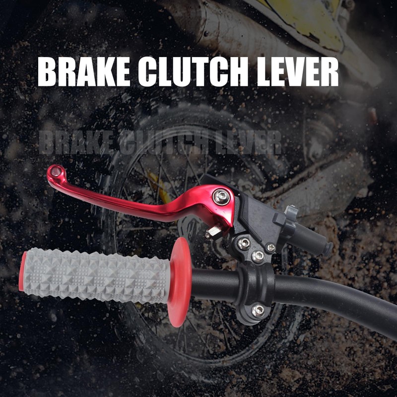 lhrlaoliu Motorcycle Universal 7/8" 22mm Clutch Brake Handle Levers Left