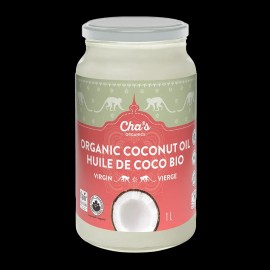 Cha's Organics Coconut Oil Virgin 1L