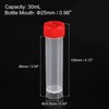 PATIKIL 30 ml Plastic Test Tubes, 20 Pack, Freezed Test