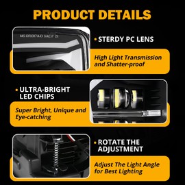 Auxbeam Upgraded LED Fog Lights with DRL DOT Approved for Dodge Ram 1500 2013 2014 2015 2016 2017 2018, Bumper Driving Fog Lamp Replacement Kit