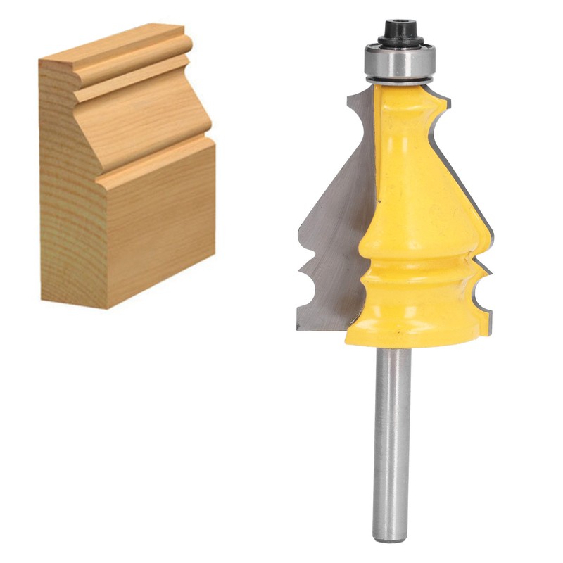 1/4in Shank Router Bit Picture Frame Forming Line Mold Milling