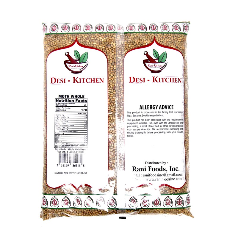 Desi Kitchen Moth Beans / Matki (Turkish Gram) By Rani