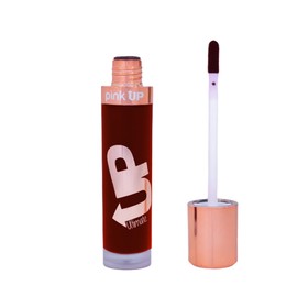 PINK UP, Ultimate, Labial de larga duración, Color intenso, Fórmula suave, No craquela ni reseca, Indeleble, Color Wood, Modelo PKUM31