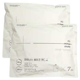 Paperbag 페이퍼백 마이너스 쉐이크 까만콩 60g x 7포 x 2팩 2주분 Paper Bag Minus Shake Black Bean 60g x 7 Packs x 2 Packs 2 Weeks Supply