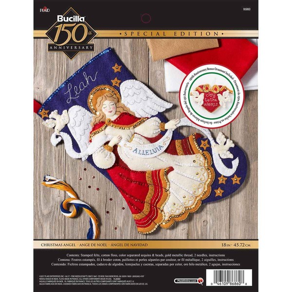 Bucilla 86860 Christmas Angel Stocking Kit